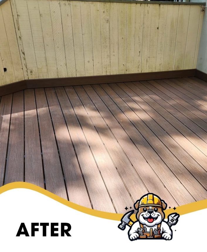 Composite Deck Terrace Upgrade in Haddonfield NJ November 19, 2025