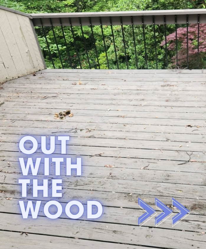 Composite Deck Terrace Upgrade in Haddonfield NJ November 19, 2025